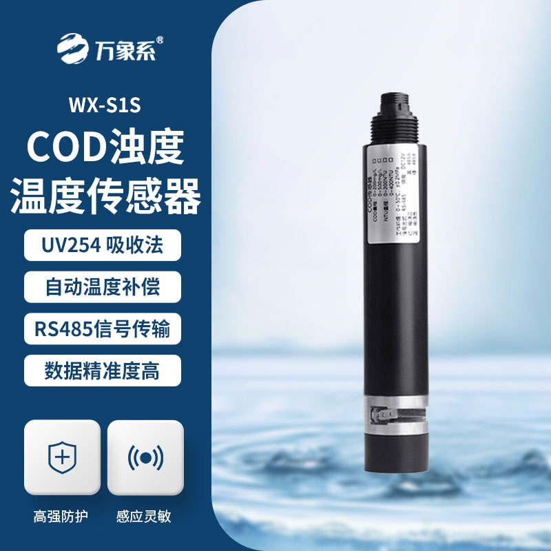 水質(zhì)在線COD濁度傳感器:水體的“清潔哨兵”